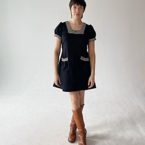 70s black mini dress 70s Fitted Mini Dress XS/S – Reforme Studios