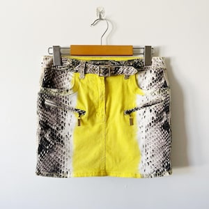 Roberto Cavalli Denim Skirt - Etsy
