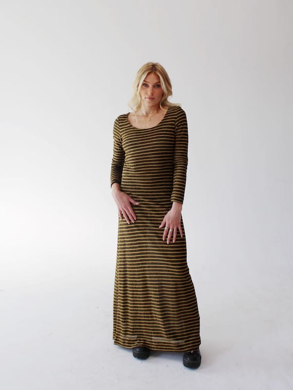 knee length dresses for ladies Missoni Sequin-Embellished Striped Maxi Dress Multicolor Size 44 –  Celebrity Owned main image 1