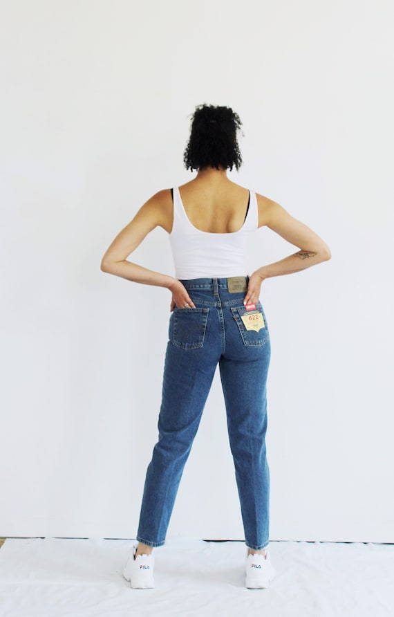 Vintage LEVIS High Waist Jeans 29 Deadstock Petite Tapered - Etsy Hong Kong