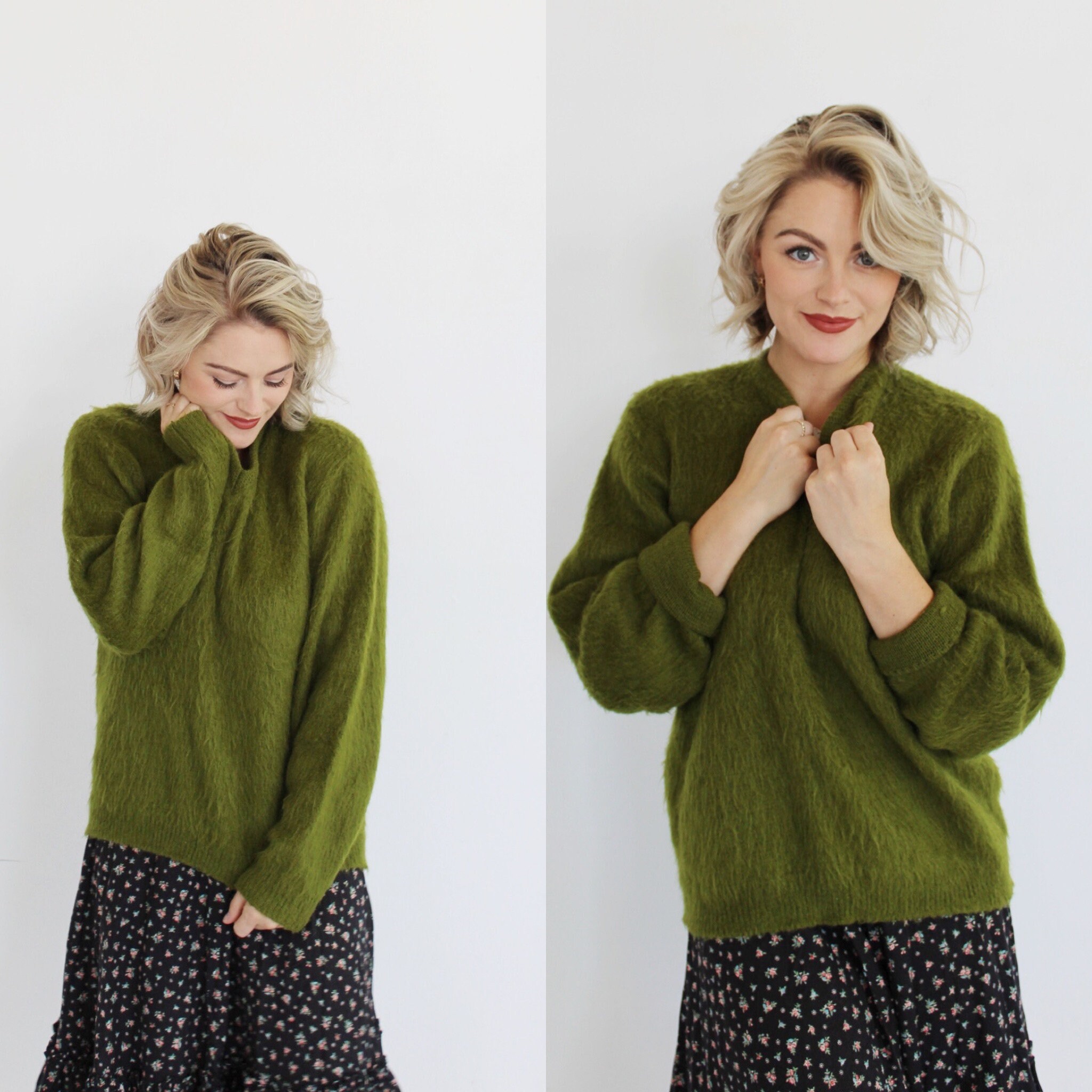 1960s Shaggy Sweater - Etsy Canada