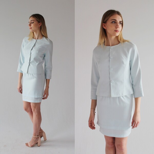Powder Blue Suit Etsy