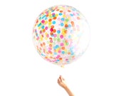 Confetti Balloon | Jumbo Multicolor 36" Balloon