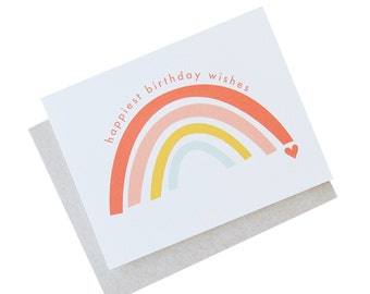 Rainbow Birthday Card