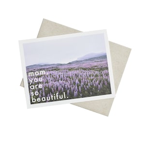 Belle carte de maman