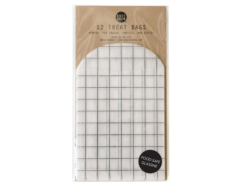 Windowpane Treats Bags 12 Glassine Bags