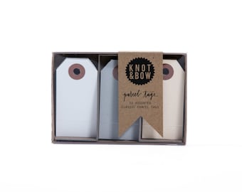 Parcel Tag Trio Box | Neutral