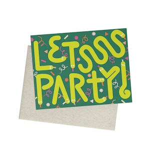 Faisons pas la fête ! Carte de voeux Serpents