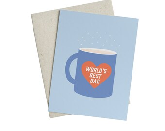 World's Best Dad Card