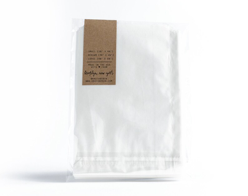 25 Large Glassine Bags Etsy