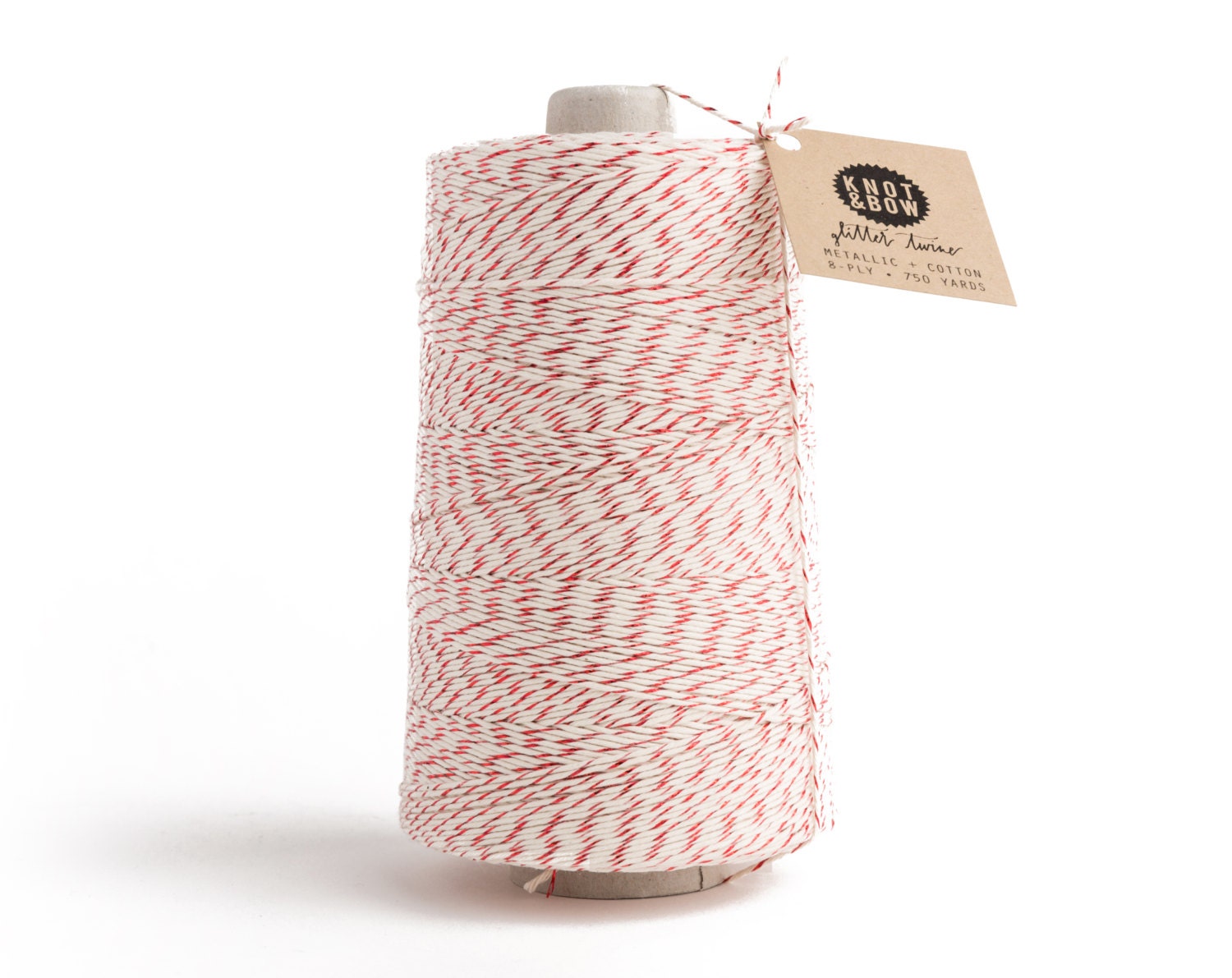 Red Solid Baker's Twine - 4-ply thin cotton twine