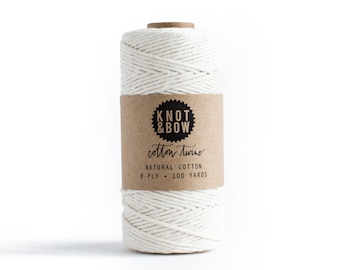 Natural Cotton Twine | 100 Yards