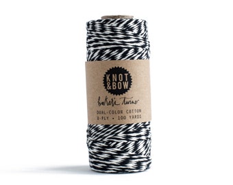 Black/Natural Baker's Twine