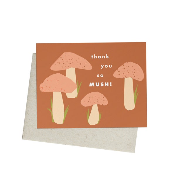Thank You So Mushroom Greeting Card