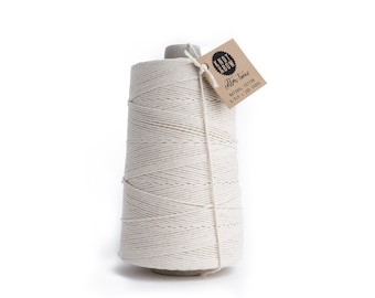 Natural Jumbo Cotton Twine | 750 Yards