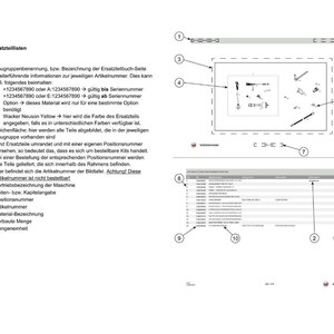 Op de afbeelding: Diagram van reserveonderdelen met genummerde componenten en een onderdelenlijst. De afbeelding bevat een gedetailleerde explosietekening van de onderdelen, samen met een tabel met onderdeelnummers, beschrijvingen en hoeveelheden.