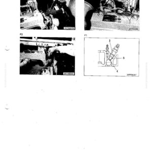 Pode incluir: Diagramas t&eacute;cnicos e fotografias de componentes de m&aacute;quinas. As imagens incluem close-ups de pe&ccedil;as com etiquetas e diagramas, provavelmente para instru&ccedil;&otilde;es de reparo ou manuten&ccedil;&atilde;o. O texto "20TP05058", "20TP05057" e "20TF05051" &eacute; vis&iacute;vel.