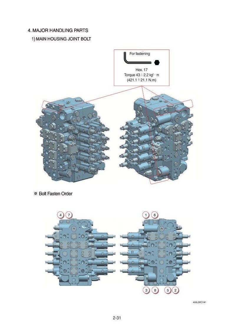 HYUNDAI HX400L Bandgrävmaskin Servicemanual | PDF | Direktnedladdning bild 2