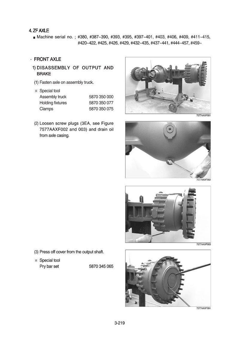 HYUNDAI HL770-7A Hjullastare Servicemanual | PDF | Direktnedladdning bild 3