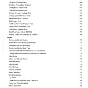 Teknisk manual för John Deere 1400, 1420, 1435, 1445, 1545, 1565 serie II frontklippare, PDF | Direkt nedladdning bild 11