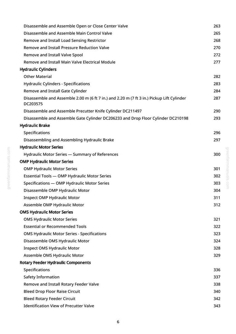 John Deere 744 Inplastningspress Teknisk manual Service PDF Verkstad Ladda ner bild 5