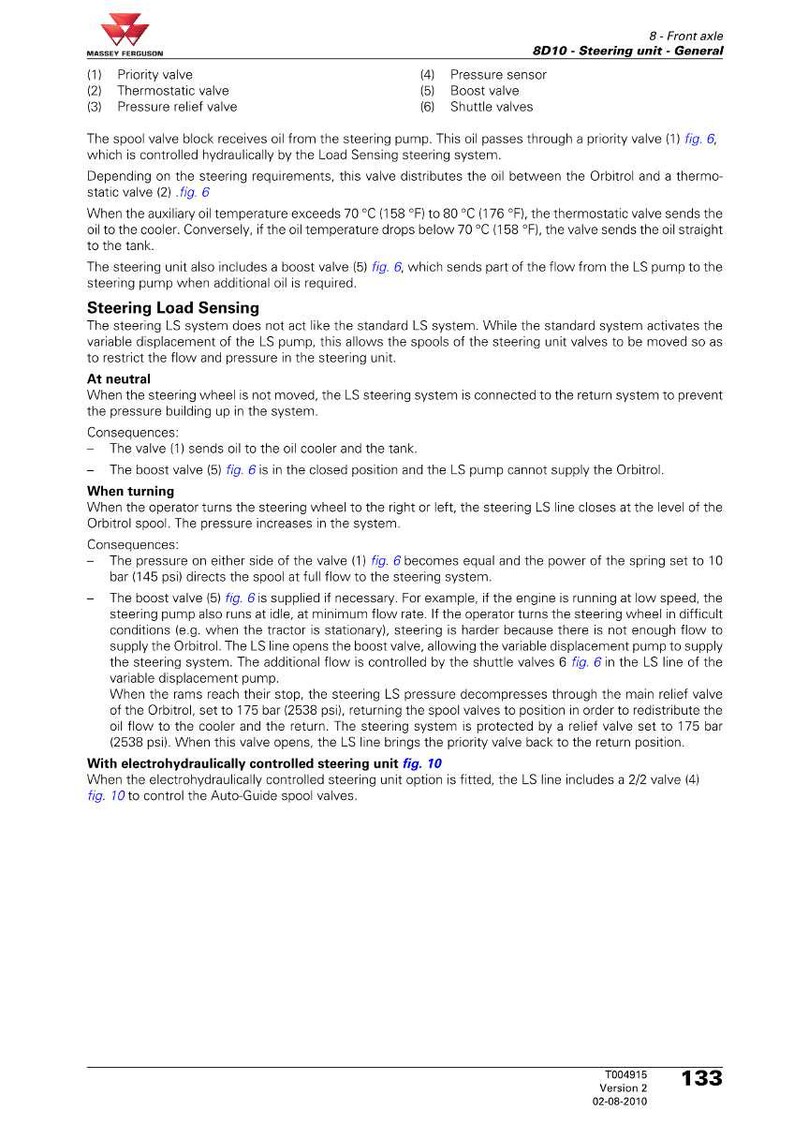 Massey ferguson 8600 Series 8650 8690 tier 4i Tractor Service Manual PDF | Workshop Repair | Instant Download image 9