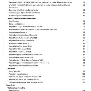 John Deere 744 Inplastningspress Teknisk manual Service PDF Verkstad Ladda ner bild 3