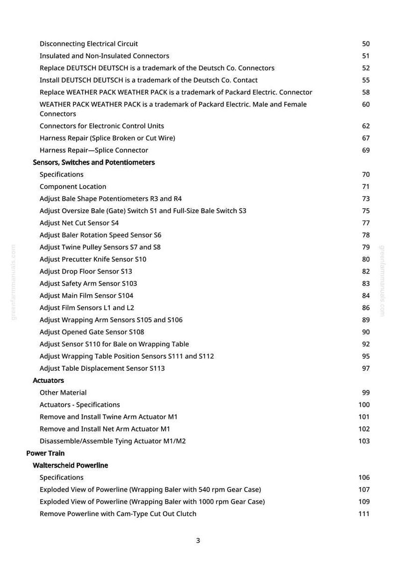 John Deere 744 Inplastningspress Teknisk manual Service PDF Verkstad Ladda ner bild 3
