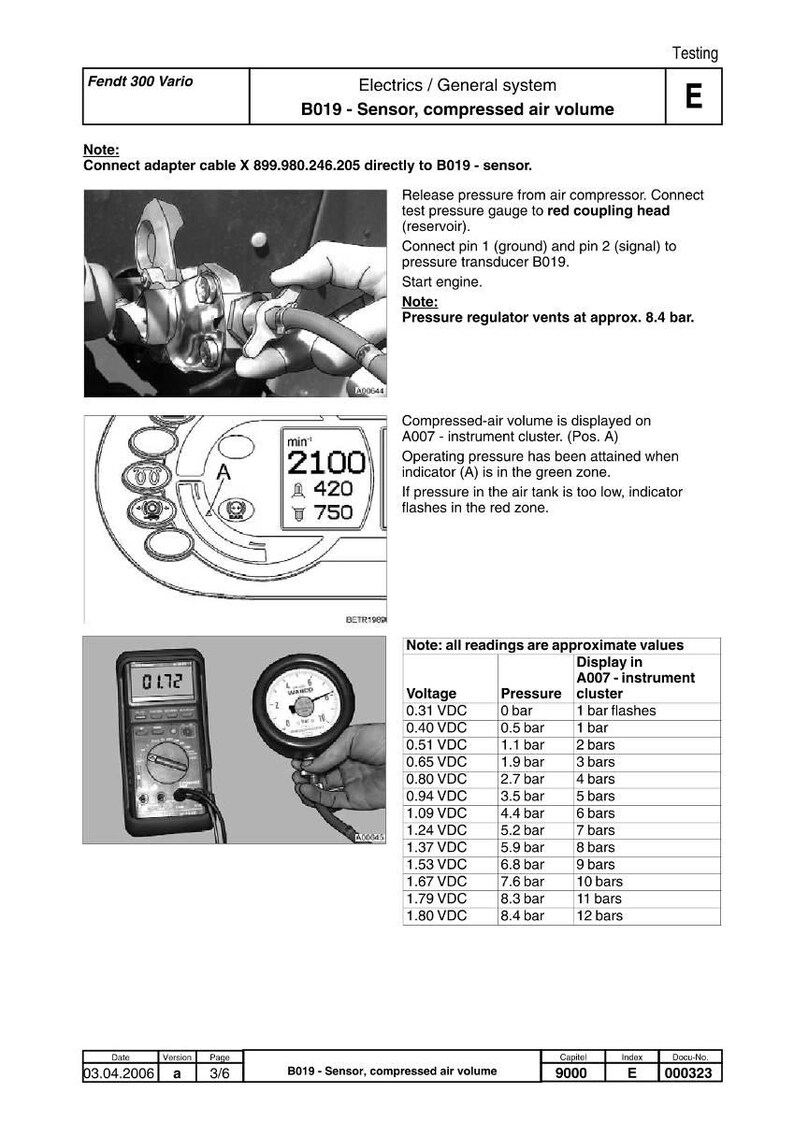 Fendt 300 Vario com3 Traktor Werkstatt-Handbuch PDF | Service Reparatur | Sofort Download Bild 8
