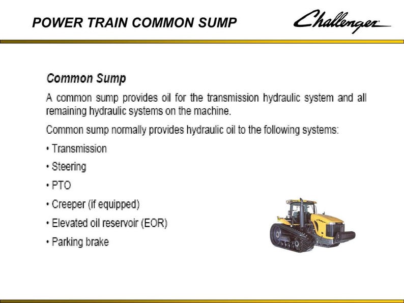 Challenger Transmission pto Tractor Service Training Manual PDF | Training Guide | Instant Download image 3