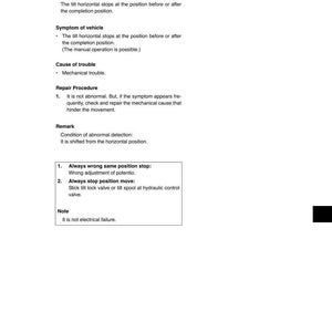 May include: A page from a manual titled "Troubleshooting" with diagnostic information. The text includes "Meter Display Code: ALA-5229", "Symptom of vehicle", "Cause of trouble", and "Repair Procedure". The page number is 70-37.