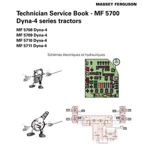 Massey ferguson 5700 Dyna 4 series Tractor Service Manual PDF | Workshop Repair | Instant Download image 2