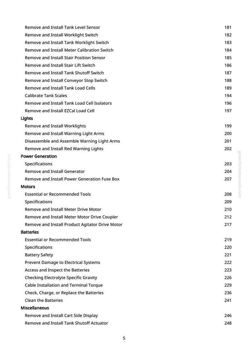 K&ouml;nnte beinhalten: Eine Seite mit wei&szlig;em Hintergrund und einem detaillierten Inhaltsverzeichnis aus einem Handbuch. Der Text listet verschiedene Verfahren auf, darunter das Entfernen und Installieren von Sensoren, Schaltern und Leuchten, zusammen mit Seitenzahlen.