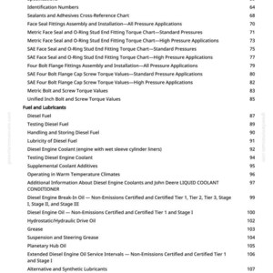 Pu&ograve; includere: Una pagina di manuale con un sommario. I titoli includono "Informazioni generali", "Carburante e lubrificanti" e "Motore". Il testo &egrave; nero su sfondo bianco.