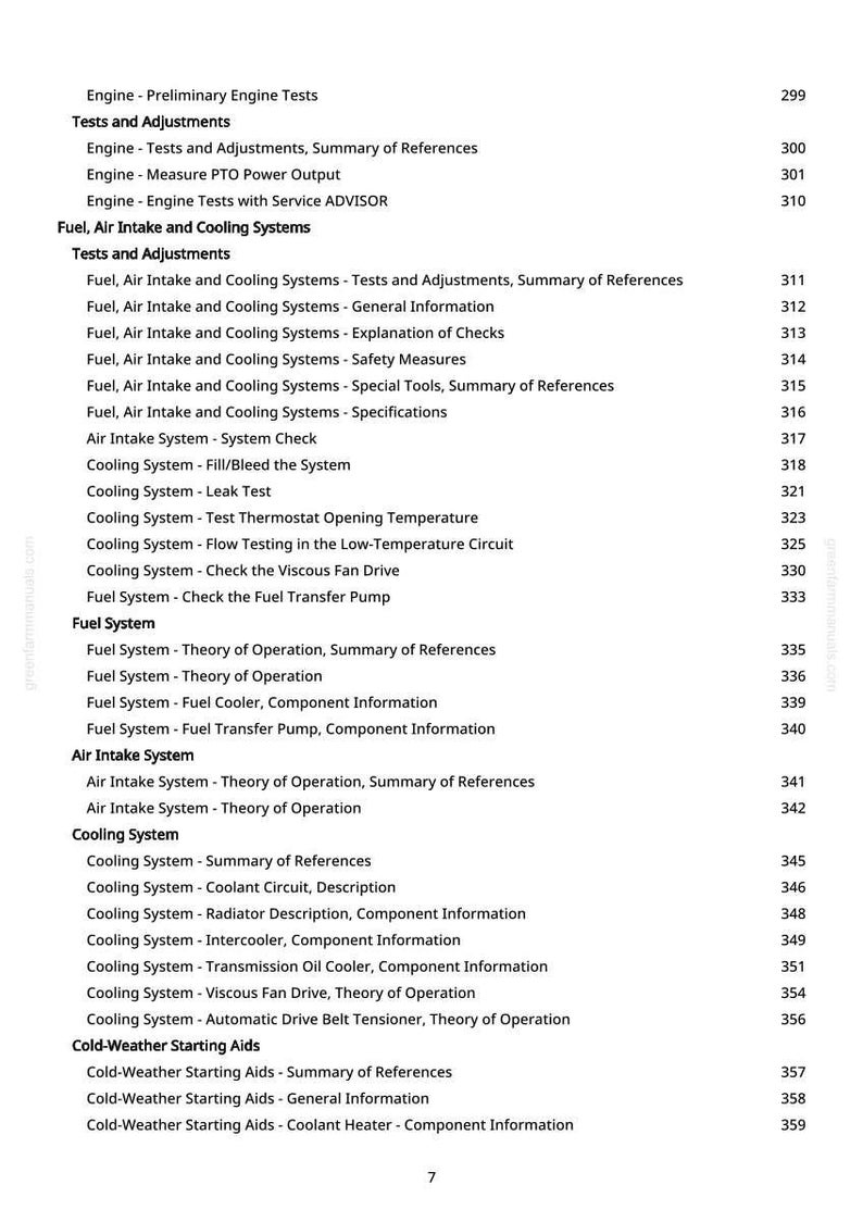 John Deere 6225, 6325, 6425, 6525 Traktor Diagnostikmanual PDF | Direkt Nedladdning bild 7