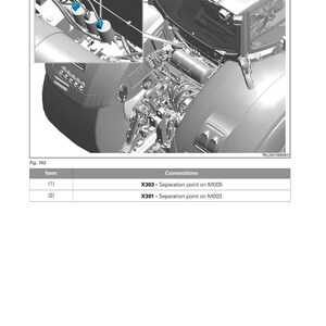May include: Diagram of a Fendt tractor engine compartment, with labels and callouts. The image includes a detailed view of the engine's internal components, with numbered points and text descriptions. The Fendt logo is visible.