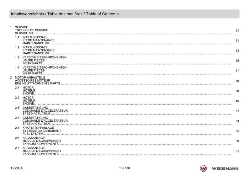 Weidemann 1240Cx35 Wheel loader Parts Manual PDF | Illustrated Catalog | Instant Download image 11