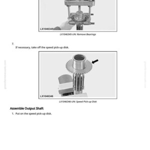 John Deere 6135 M, 6210 M, 6150 M, 6170 M, 6190 M traktorreparationsmanual i pdf-format | Service och verkstad | Direkt nedladdning bild 7