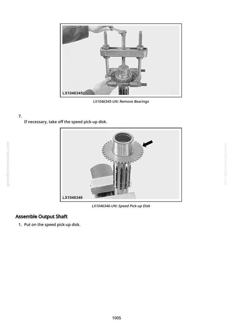 John Deere 6135 M, 6210 M, 6150 M, 6170 M, 6190 M traktorreparationsmanual i pdf-format | Service och verkstad | Direkt nedladdning bild 7