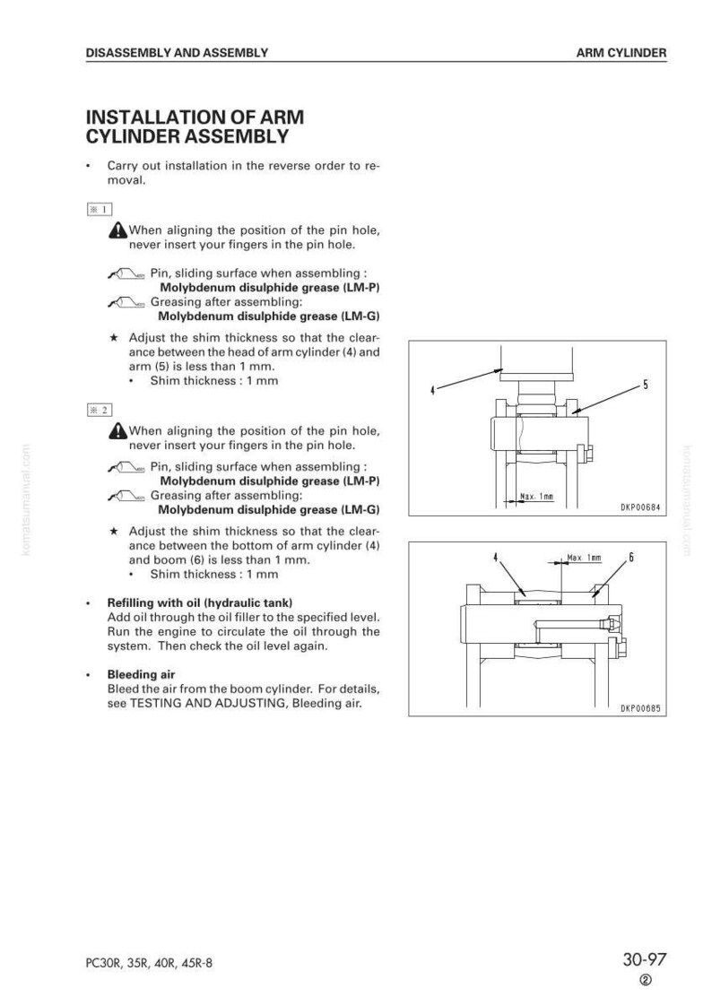 Komatsu PC30R-8 PC35R-8 PC40R-8 PC45R-8 Excavator Service Manual image 10