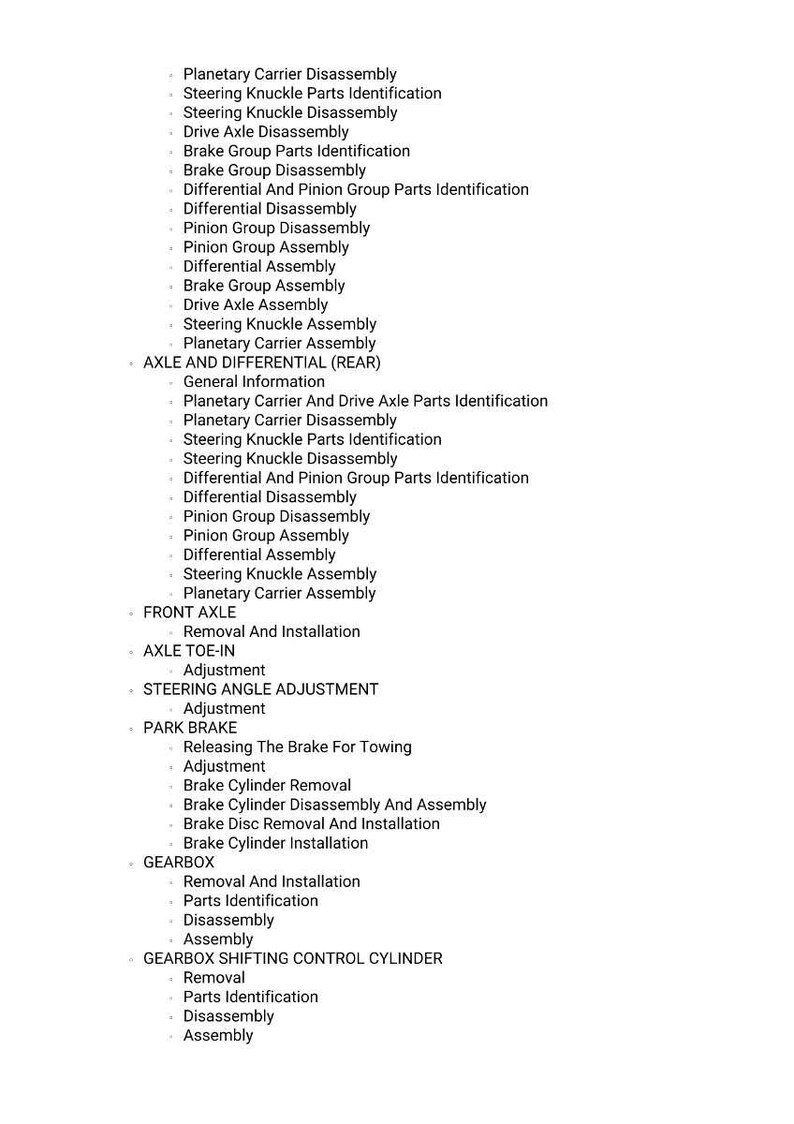 Massey ferguson Th 7038 7038x new cab stage 3a tier3 Telescopic handler Service Manual PDF | Workshop Repair | Instant Download image 7