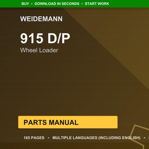 Weidemann 915 D P Radlader Teile-Handbuch PDF | Illustrierter Katalog | Sofort Download Bild 1