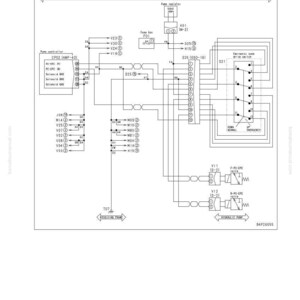 May include: A detailed circuit diagram related to the PC-EPC solenoid, with labels and arrows indicating electrical connections. The diagram includes components like a fuse box, controller, and various valves, with text labels for troubleshooting.