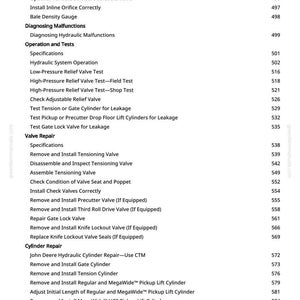 John Deere 460 M, 460 M Precutter, 560 M, 560 M Precutter Ballenpresse Technisches Handbuch Pdf | Sofort Download Bild 6