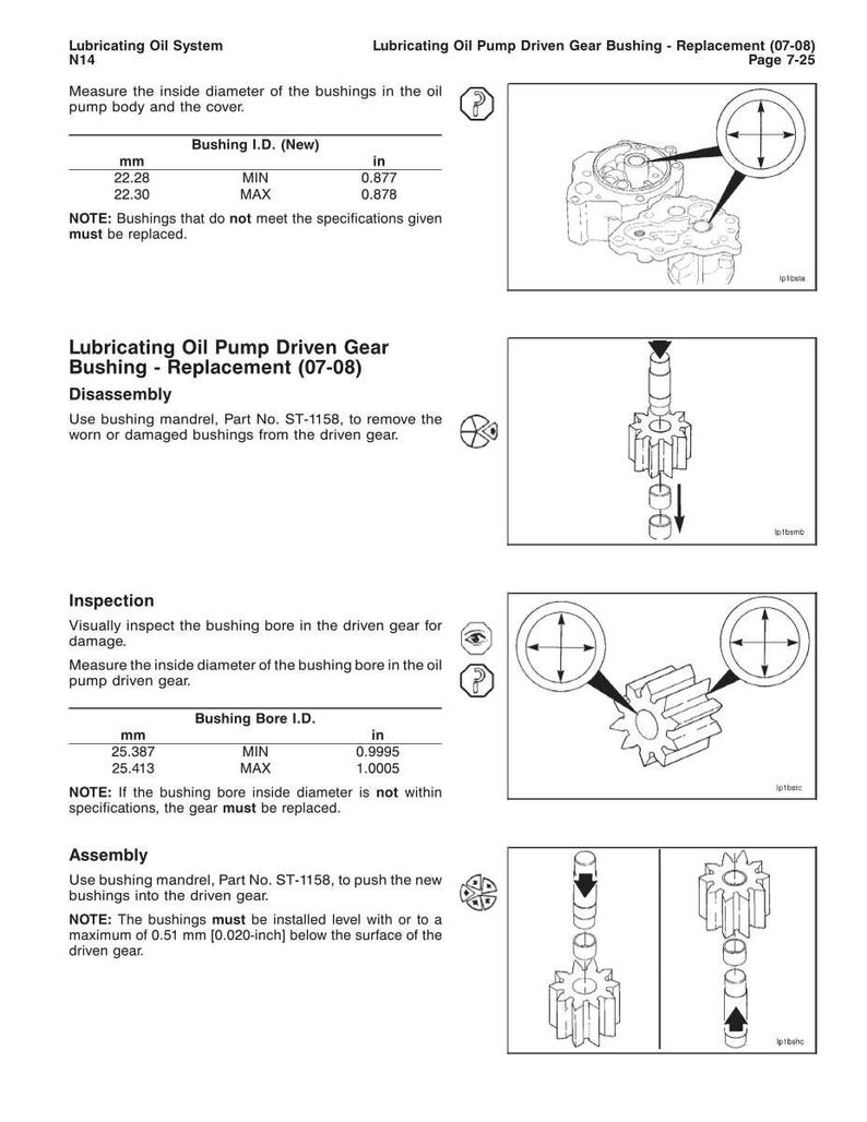 Cummins N14-seriens motorservicehandbok, reparationsverkstad, PDF-nedladdning bild 8