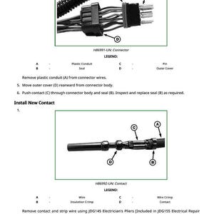 John Deere 1612D E, 2010D E, 2014D E, 2412D E Utkastarskrapor Teknisk manual Pdf | Direkt nedladdning bild 5