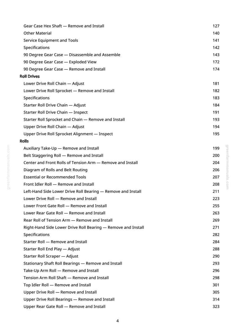 Manual técnico de la empacadora de balas redondas John Deere 451E (PDF / Descarga instantánea) imagen 3