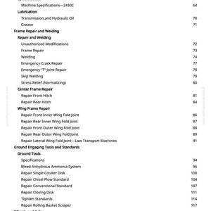 Teknisk manual för John Deere 2430C näringsspridare PDF | Direkt nedladdning bild 4