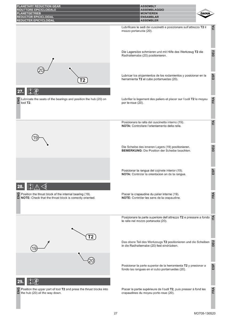 Dana 708 130 S20 Axel Verkstadsmanual PDF | Service Reparation | Direkt Nedladdning bild 4