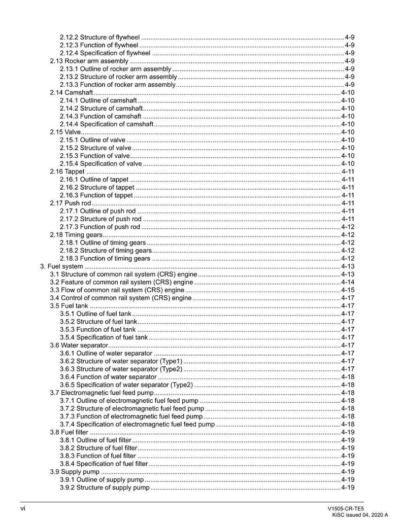 Kubota V1505 cr te5 Engine Workshop Manual PDF | Service Repair | Instant Download image 8